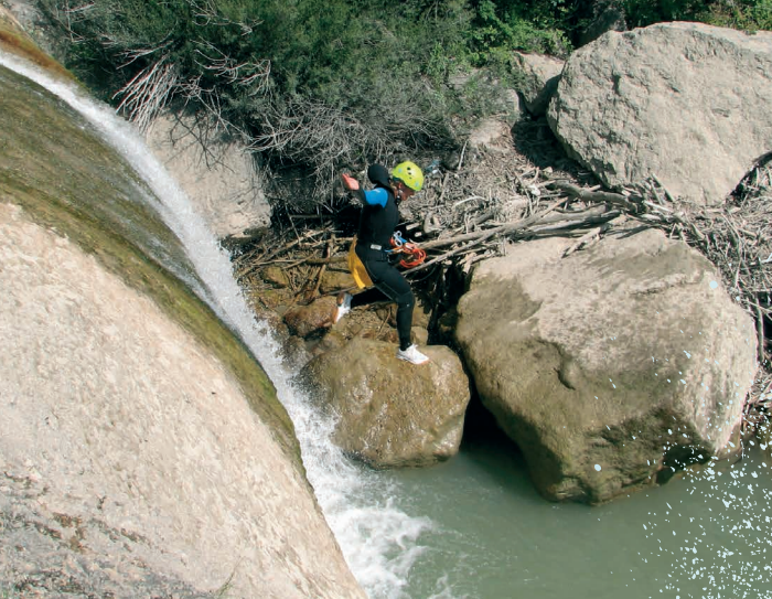 canyoning the Claps